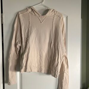 Cream Hooded Sweatshirt